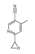 4-methyl-6-(oxiran-2-yl)pyridine-3-carbonitrile结构式