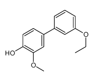 4-(3-ethoxyphenyl)-2-methoxyphenol Structure