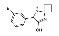 7-(3-Bromophenyl)-5,8-diazaspiro[3.4]octan-6-one结构式