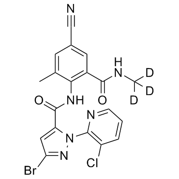 Cyantraniliprole D3结构式