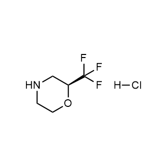 (S)-2-(Trifluoromethyl)morpholine hydrochloride structure