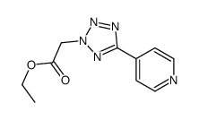 ethyl 2-(5-pyridin-4-yltetrazol-2-yl)acetate Structure