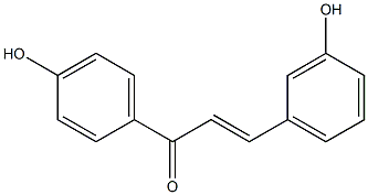 2-Propen-1-one, 3-(3-hydroxyphenyl)-1-(4-hydroxyphenyl)-, (2E)-结构式