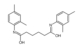 N,N'-bis(2,4-dimethylphenyl)hexanediamide structure