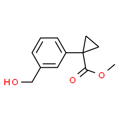 methyl 1-[3-(hydroxymethyl)phenyl]cyclopropane-1-carboxylate Structure