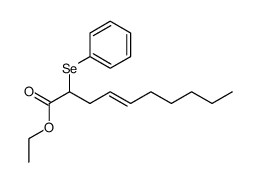 ethyl (E)-2-(phenylselanyl)dec-4-enoate Structure