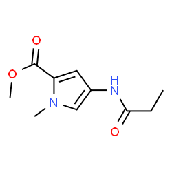 1H-Pyrrole-2-carboxylicacid,1-methyl-4-[(1-oxopropyl)amino]-,methylester structure