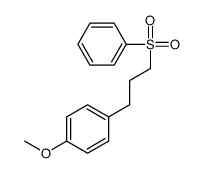 1-[3-(benzenesulfonyl)propyl]-4-methoxybenzene Structure