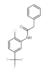 Benzeneacetamide,N-[2-chloro-5-(trifluoromethyl)phenyl]-结构式