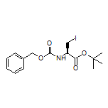 tert-Butyl (R)-2-(Cbz-amino)-3-iodopropanoate Structure
