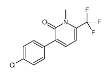 3-(4-chlorophenyl)-1-methyl-6-(trifluoromethyl)pyridin-2-one Structure