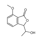 3-(1-hydroxyethyl)-7-methoxyphthalide Structure