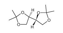 1-O,2-O:3-O,4-O-Diisopropylidene-L-threitol结构式