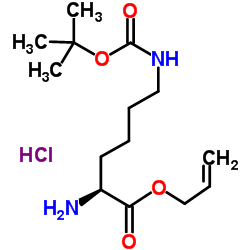 N6-[(1,1-二甲基乙氧基)羰基]-L-赖氨酸 2-丙烯-1-基酯盐酸盐图片