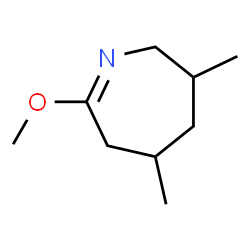 2H-Azepine,3,4,5,6-tetrahydro-7-methoxy-3,5-dimethyl-(9CI) structure