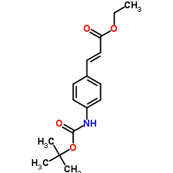 (E)-ETHYL 3-(4-(TERT-BUTOXYCARBONYLAMINO)PHENYL)ACRYLATE picture