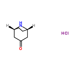 去甲托品酮盐酸盐结构式