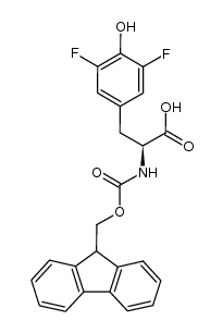 Fmoc-3,5-difluorotyrosine structure