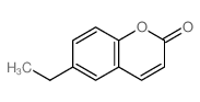 2H-1-Benzopyran-2-one,6-ethyl-结构式