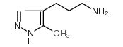 3-(5-METHYL-1H-PYRAZOL-4-YL)PROPYLAMINE Structure