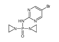 N-[bis(aziridin-1-yl)phosphoryl]-5-bromopyrimidin-2-amine Structure