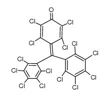 perchloro(diphenylmethylene)cyclohexa-2,5-dienone Structure