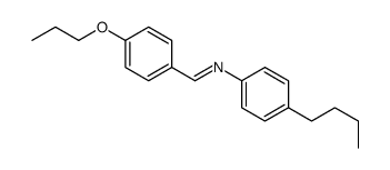 N-(4-butylphenyl)-1-(4-propoxyphenyl)methanimine Structure