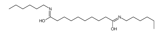 N,N'-dihexyldecanediamide Structure