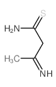 Butanethioamide,3-imino- Structure