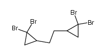 1,2-bis(2,2-dibromocyclopropyl)ethane结构式