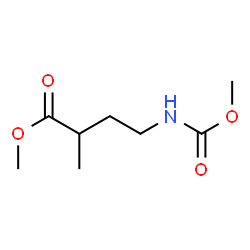 Butanoic acid,4-[(methoxycarbonyl)amino]-2-methyl-,methyl ester,(+)- Structure