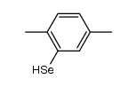 2,5-dimethylbenzeneselenol Structure