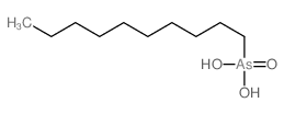 Arsonic acid, decyl- (9CI) Structure