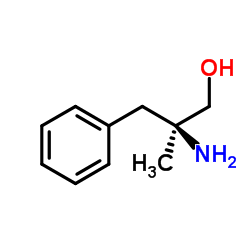 (2S)-2-Amino-2-methyl-3-phenyl-1-propanol结构式