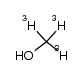 [C,C,C-3H]methanol Structure