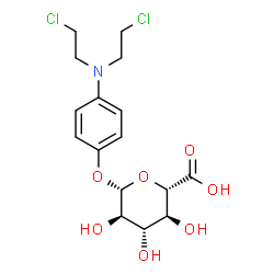 4-(N,N-bis(2-chloroethyl)amino)phenyl O-beta-D-glucopyranosiduronic acid picture