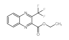 Ethyl 3-(trifluoromethyl)quinoxaline-2-carboxylate结构式