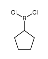 (cyclopentyl)dichloroborane Structure