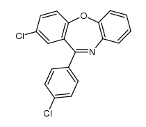 2-chloro-11-(4-chloro-phenyl)-dibenzo[b,f][1,4]oxazepine Structure