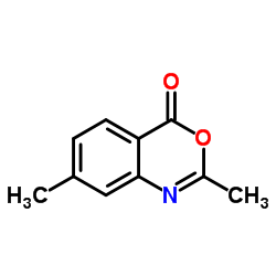 2,7-Dimethyl-4H-3,1-benzoxazin-4-one Structure