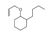 1-butyl-2-prop-2-enoxycyclohexane Structure