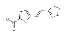 2-[2-(5-nitro-2-furyl)ethenyl]-1,3-thiazole结构式