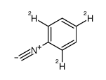 1,3,5-trideuterio-2-isocyanobenzene结构式