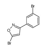 5-bromo-3-(3-bromophenyl)isoxazole结构式