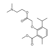 (6-Isopropyl-2-methoxycarbonyl-3-methylphenoxy)acetic acid 2-(dimethylamino)ethyl ester picture