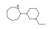 1H-Azepine,2-(1-ethyl-3-piperidinyl)hexahydro-(9CI)结构式