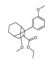 ethyl 9-methoxy-9-(3-methoxyphenyl)-3-azabicyclo[3.3.1]nonane-3-carboxylate Structure