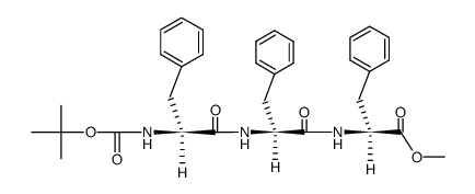 Boc-(L)Phe-(L)Phe-(L)Phe-OMe结构式