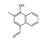 1-Hydroxy-2-methyl-4-naphthaldehyd Structure