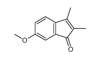 6-methoxy-2,3-dimethylinden-1-one结构式